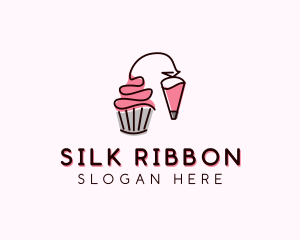 Cupcake Muffin Icing  logo design