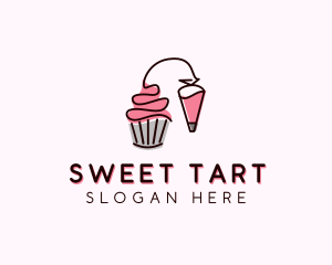 Cupcake Muffin Icing  logo design