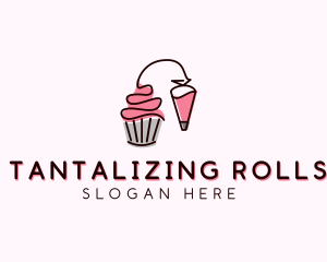 Cupcake Muffin Icing  logo design