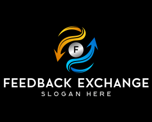 Investment Exchange Arrow logo