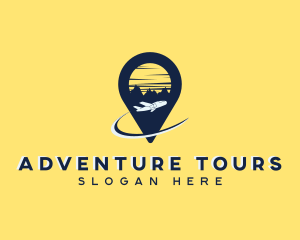 Travel Tour Airplane logo