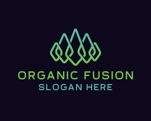 Gradient Organic Crown logo