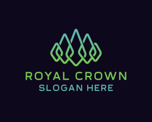 Gradient Organic Crown logo