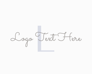 Cursive Feminine Beauty logo