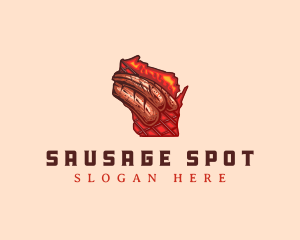 Wisconsin Sausage Bratwurst logo design