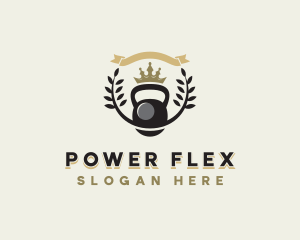 Kettlebell Weight Gym logo design