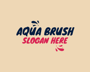 Brush Paint Business logo design