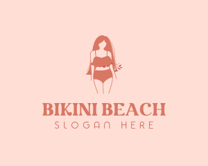 Feminine Summer Beachwear logo design