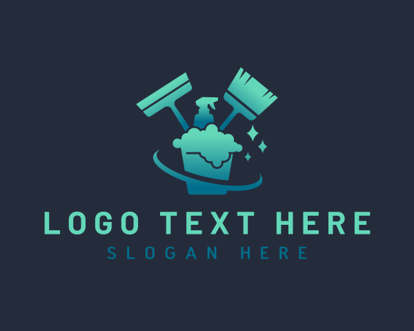 Cleaning logo example 4