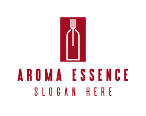 Food Wine Restaurant logo design