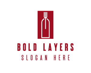 Food Wine Restaurant logo design