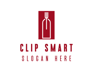 Food Wine Restaurant logo design