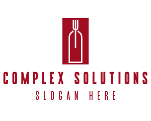 Food Wine Restaurant logo design