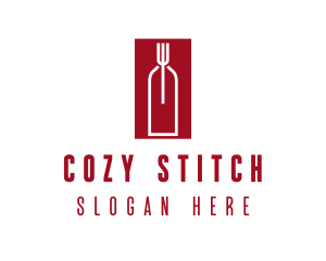 Food Wine Restaurant logo design