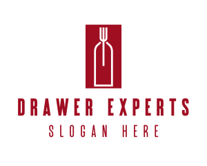 Food Wine Restaurant logo design