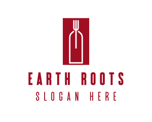 Food Wine Restaurant logo design