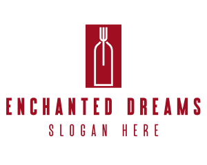 Food Wine Restaurant logo design