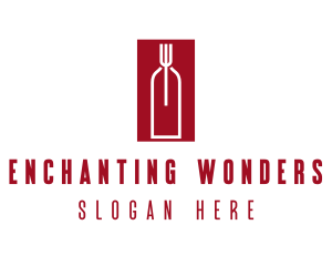 Food Wine Restaurant logo design