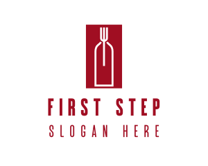 Food Wine Restaurant logo design