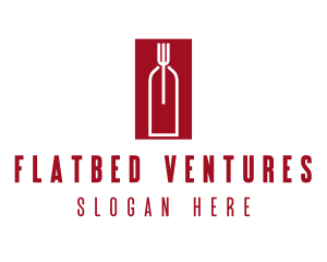 Food Wine Restaurant logo design