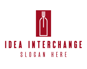 Food Wine Restaurant logo design