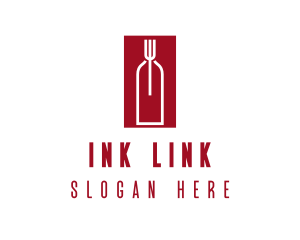 Food Wine Restaurant logo design