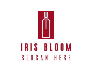 Food Wine Restaurant logo design