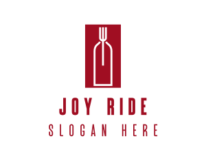 Food Wine Restaurant logo design