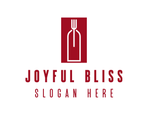 Food Wine Restaurant logo design