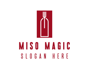 Food Wine Restaurant logo design