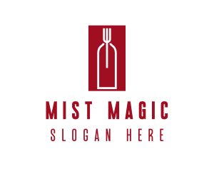 Food Wine Restaurant logo design