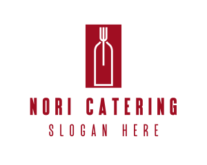 Food Wine Restaurant logo design