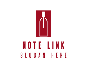 Food Wine Restaurant logo design