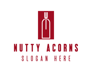 Food Wine Restaurant logo design