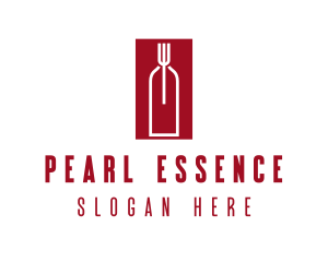 Food Wine Restaurant logo design