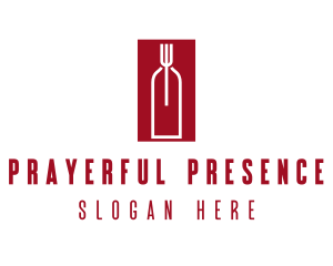 Food Wine Restaurant logo design