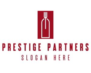 Food Wine Restaurant logo design