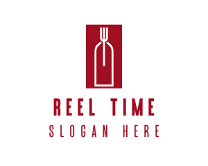 Food Wine Restaurant logo design