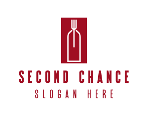 Food Wine Restaurant logo design