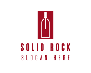 Food Wine Restaurant logo design