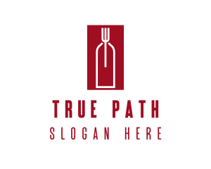 Food Wine Restaurant logo design