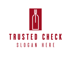 Food Wine Restaurant logo design