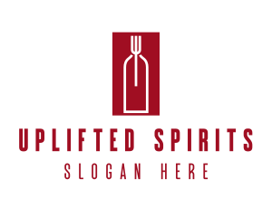 Food Wine Restaurant logo design