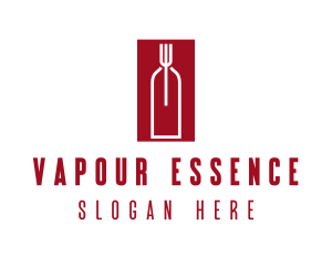 Food Wine Restaurant logo design