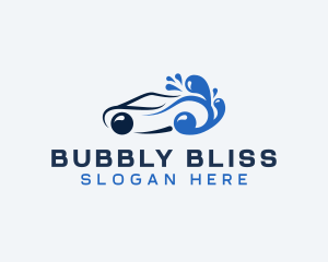 Car Water Splash logo design