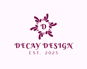 Decorative Ribbon Interior Design logo design