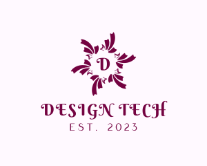 Decorative Ribbon Interior Design logo design