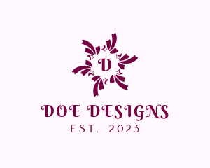 Decorative Ribbon Interior Design logo design