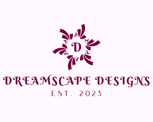 Decorative Ribbon Interior Design logo design