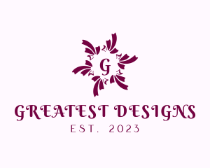 Decorative Ribbon Interior Design logo design